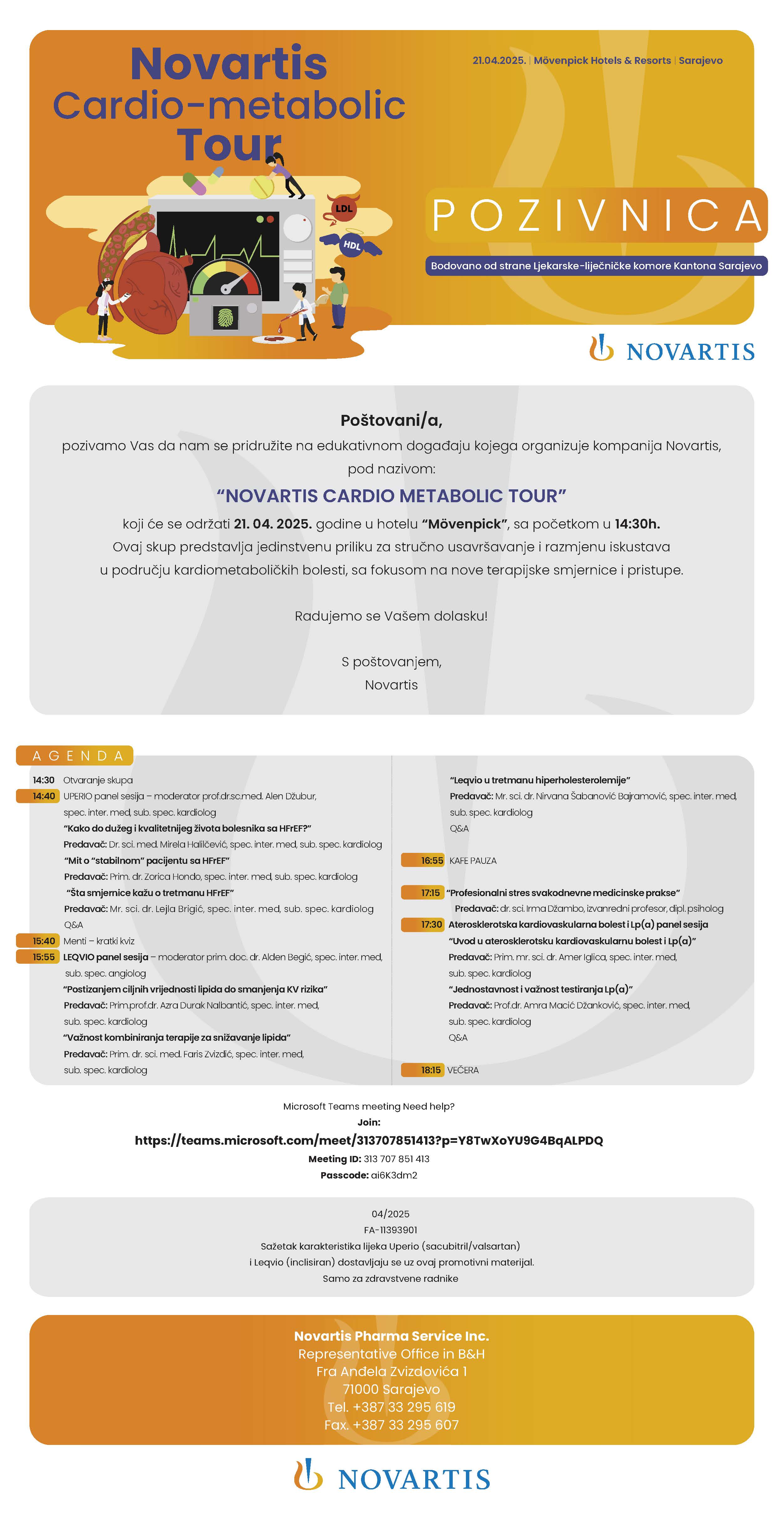 pozivnica NOVARTIS